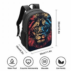 Рюкзак DPEOANEBN Lion 3D 40x28x16см synthetic.ua - Фото 1
