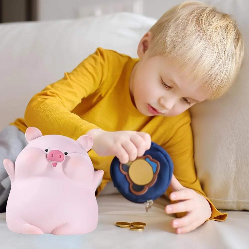 Скарбничка Kawaii у формі свині пластикова, фото №6