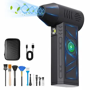 Электрическая воздуходувка Seyaom 130,000 RPM 4 скорости 5000mAh Аккумуляторная - Фото 1