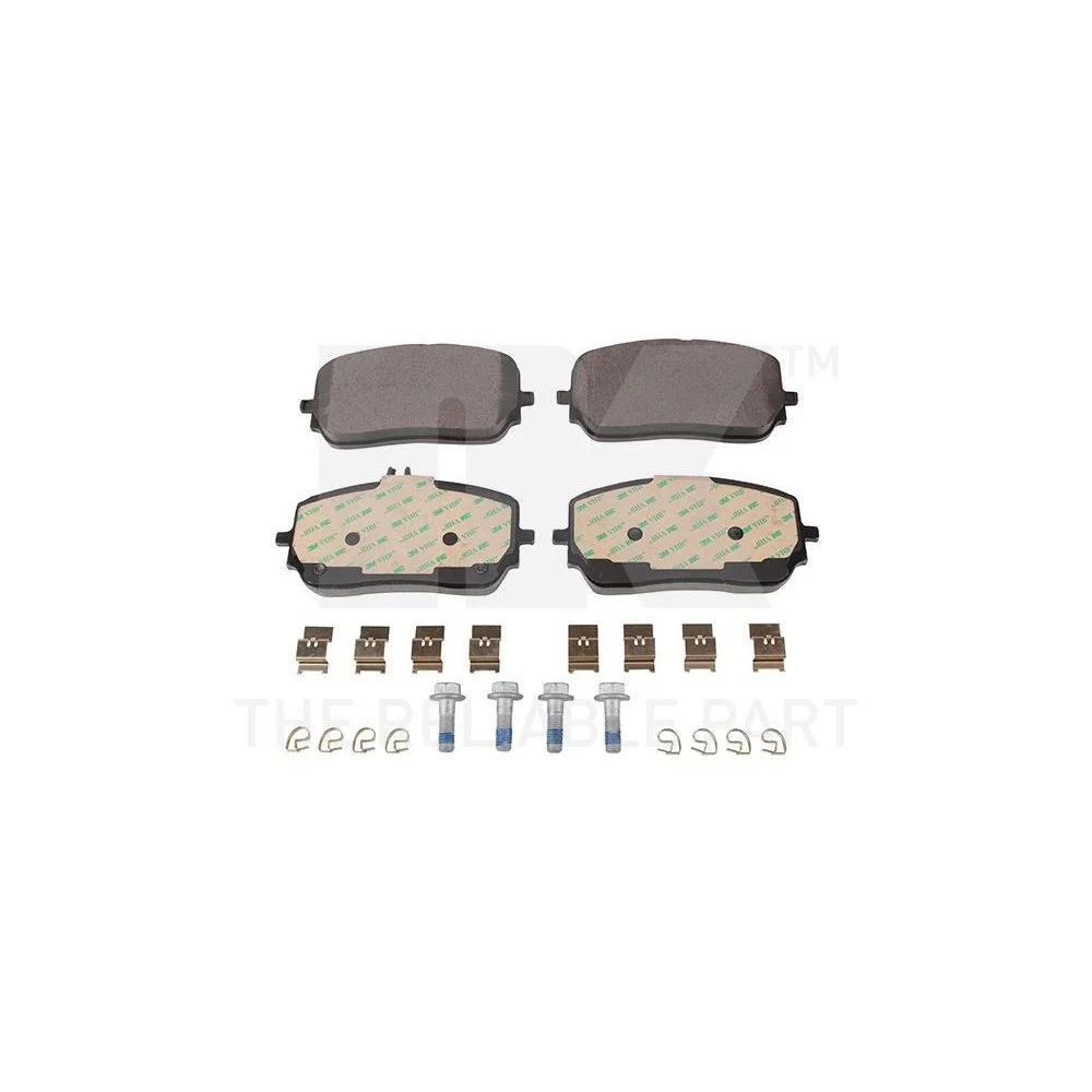 Комплект гальмівних колодок дискового гальма NK 2233107 для MERCEDES-BENZ передня вісь, фото №1 Комплект гальмівних колодок дискового гальма NK 2233107 для MERCEDES-BENZ передня вісь, фото №1