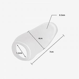 Роздільник для пальців ніг для Hallux Valgus, для полегшення болю від перекриття пальців, білий, 2 шт synthetic.ua - Фото 1