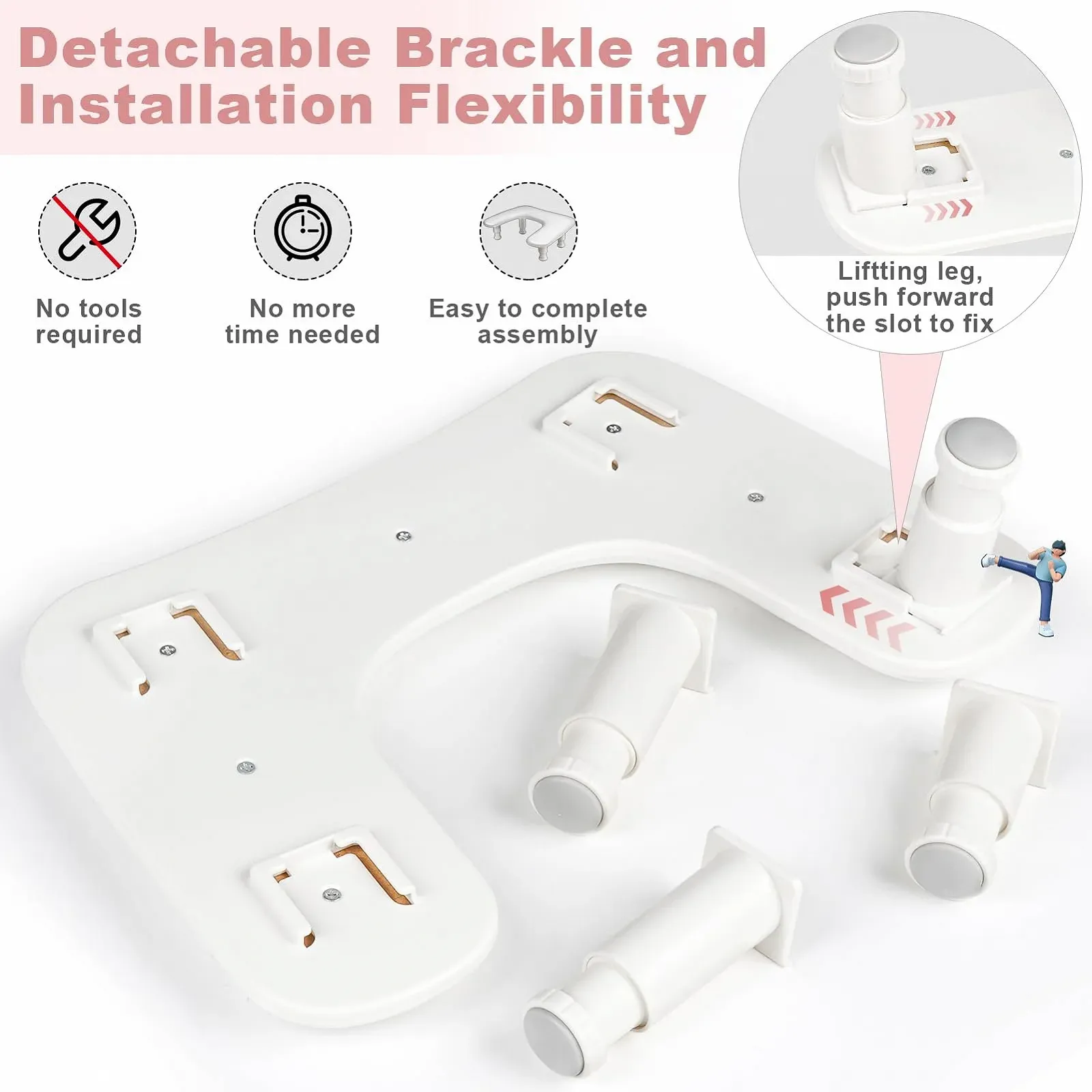 Підставка для рук для манікюру U-подібна Регульована по висоті, фото №4 Підставка для рук для манікюру U-подібна Регульована по висоті, фото №4