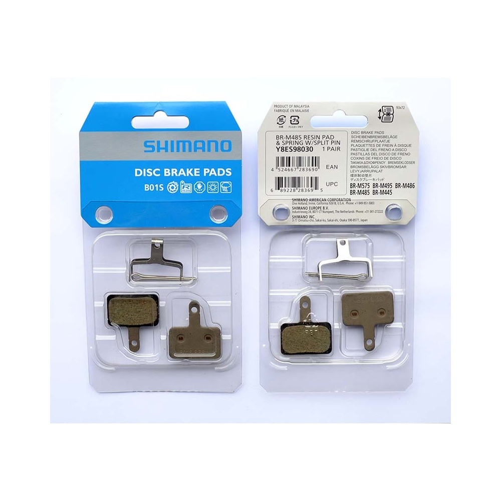 Гальмівні колодки Shimano B01S для Altus Acera Alivio Deore Сірий (B01S), фото №2
