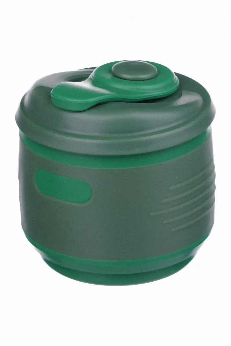 Складной силиконовый стакан с крышкой Tonna Barrel ARMY, фото №5 Складной силиконовый стакан с крышкой Tonna Barrel ARMY, фото №5