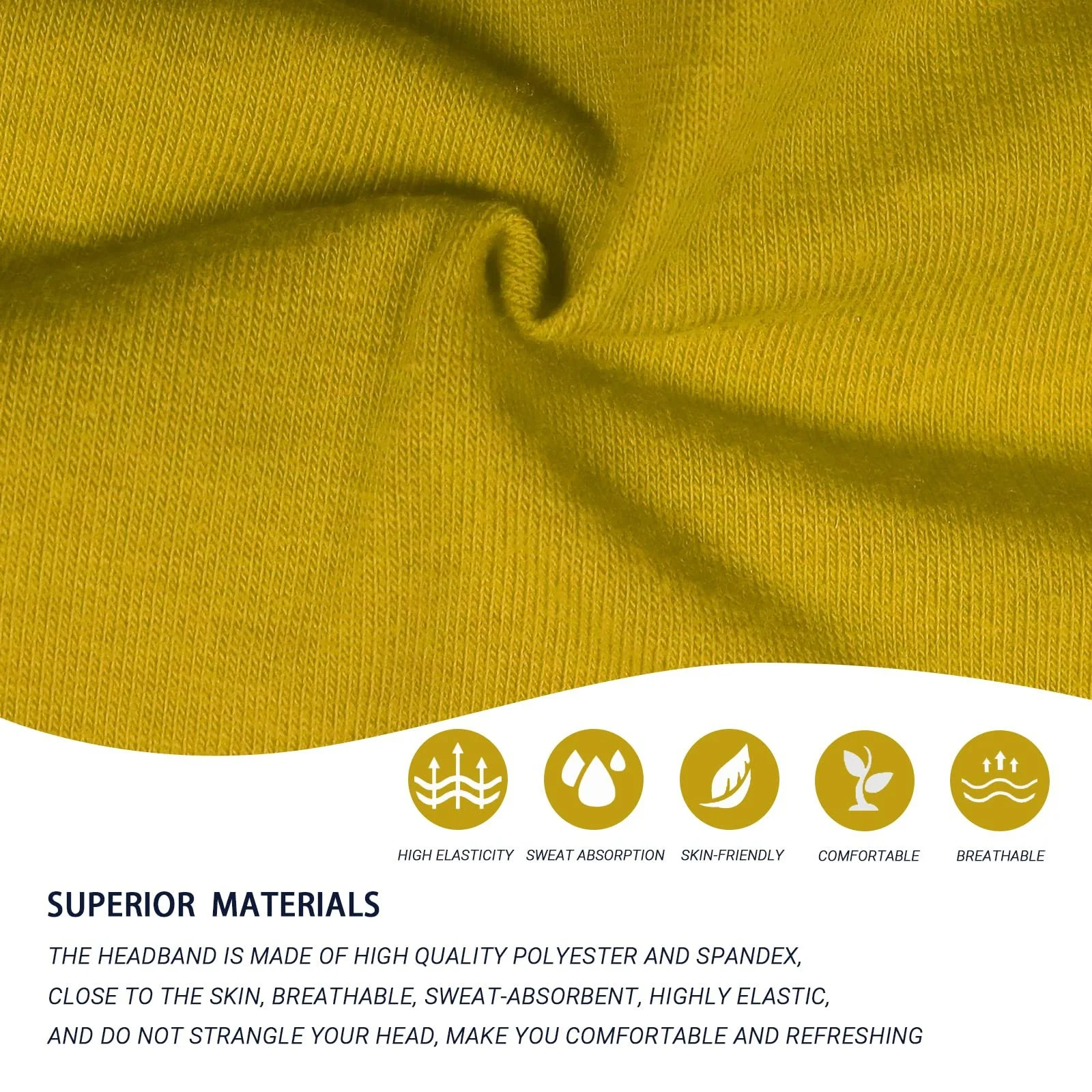 Пов'язка на голову жіноча широка еластична м'яка літня в стилі бохо, фото №3 Пов'язка на голову жіноча широка еластична м'яка літня в стилі бохо, фото №3