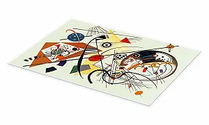 Постер Wassily Kandinsky Crossing Lines, 1923 120 x 80 см synthetic.ua - Фото 1