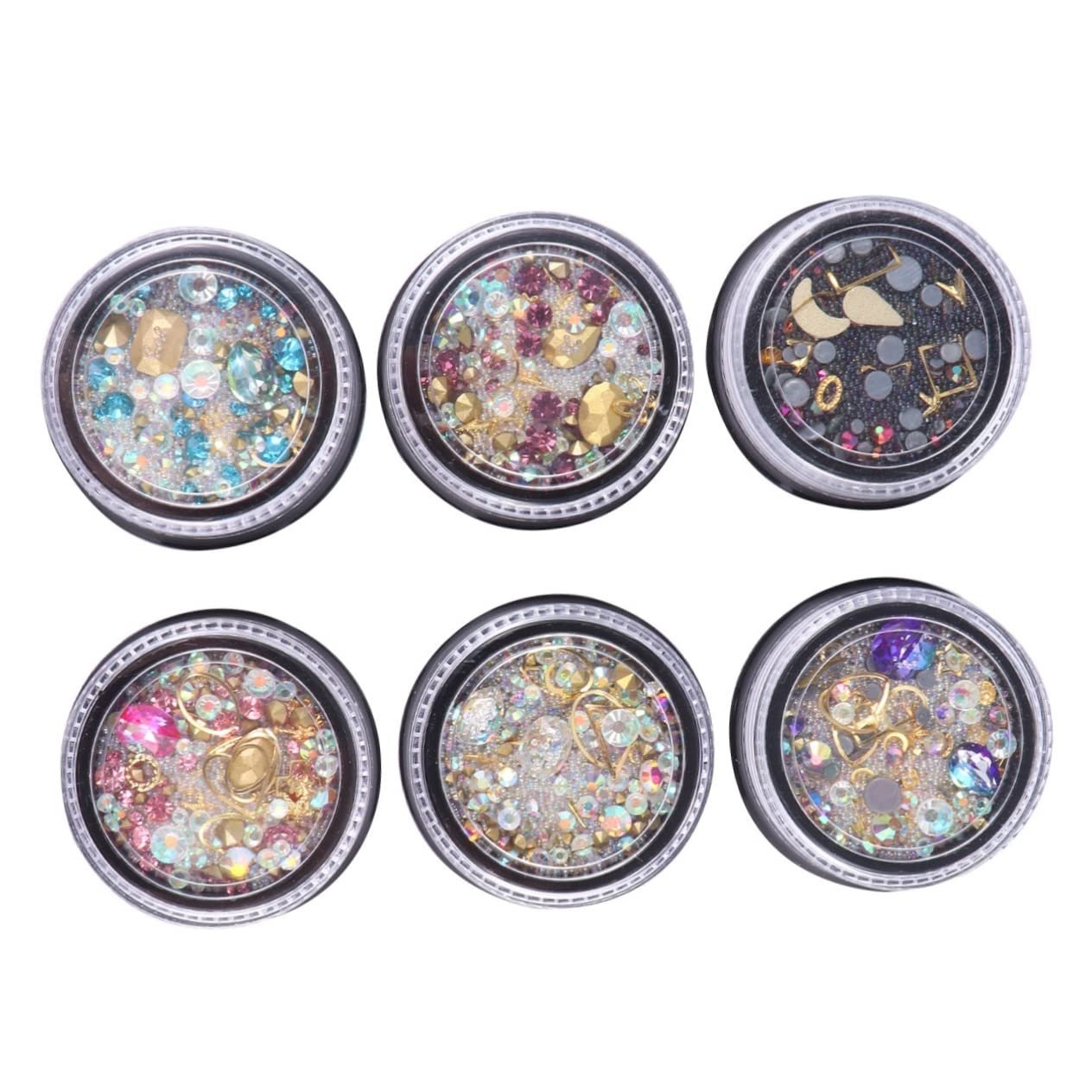 Наклейки для ногтей Mikinona 4см с бусинами для украшения ногтей в салоне или дома, фото №9