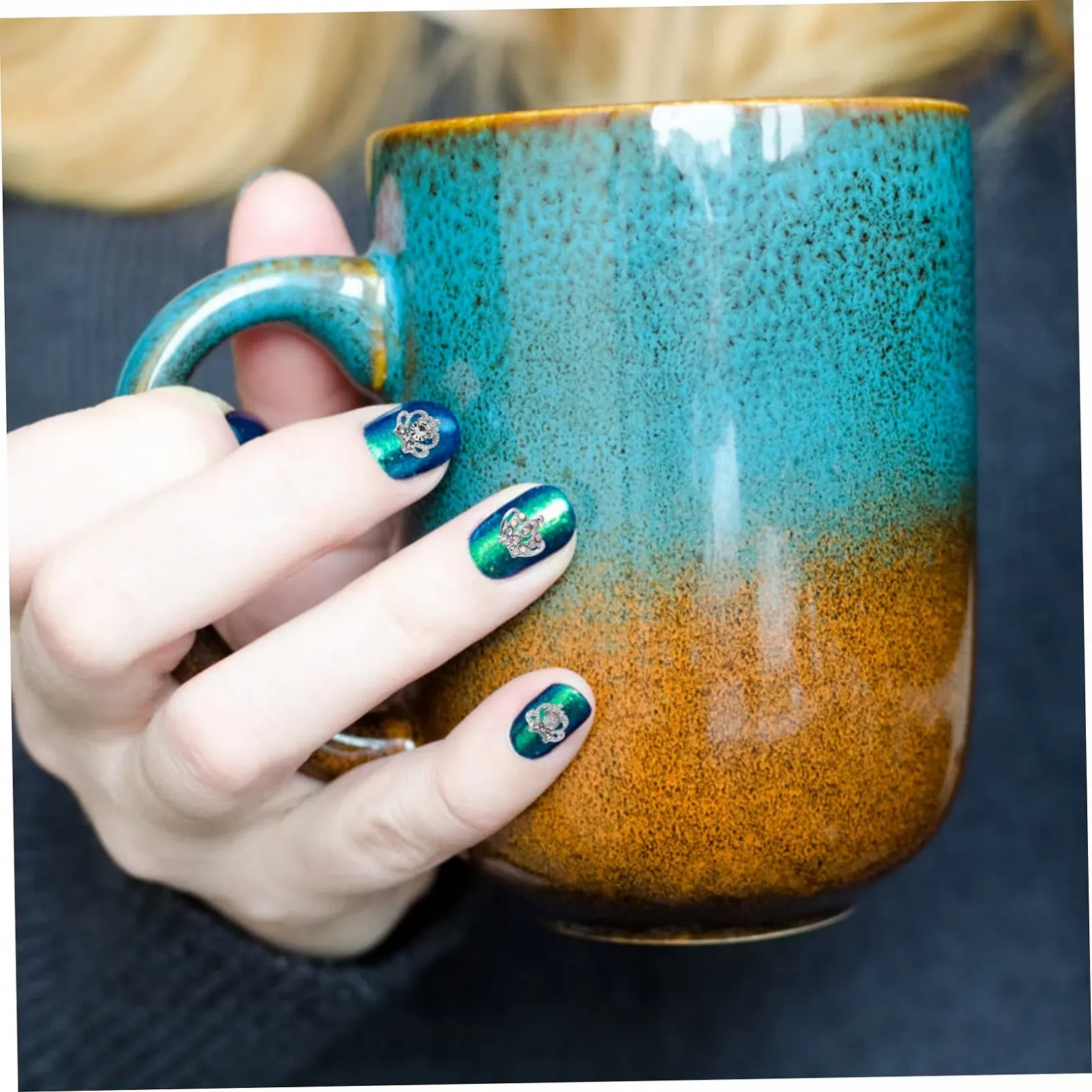 Украшения для ногтей Металл Корона 100 шт., фото №3