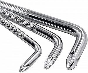 Набір викруток ANCLLO 3 шт Hex Key Z Type Double Head Phillips Slotted synthetic.ua - Фото 1