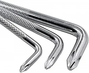 Набор отверток ANCLLO 3 шт Hex Key Z Type Double Head Phillips Slotted synthetic.ua - Фото 1