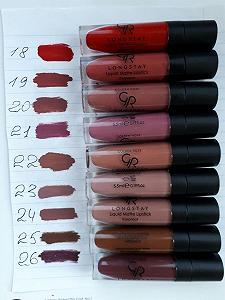 Матова рідкісна мада для губ Golden Rose LongStay liquid Matte Lipstick 22 synthetic.ua - Фото 1