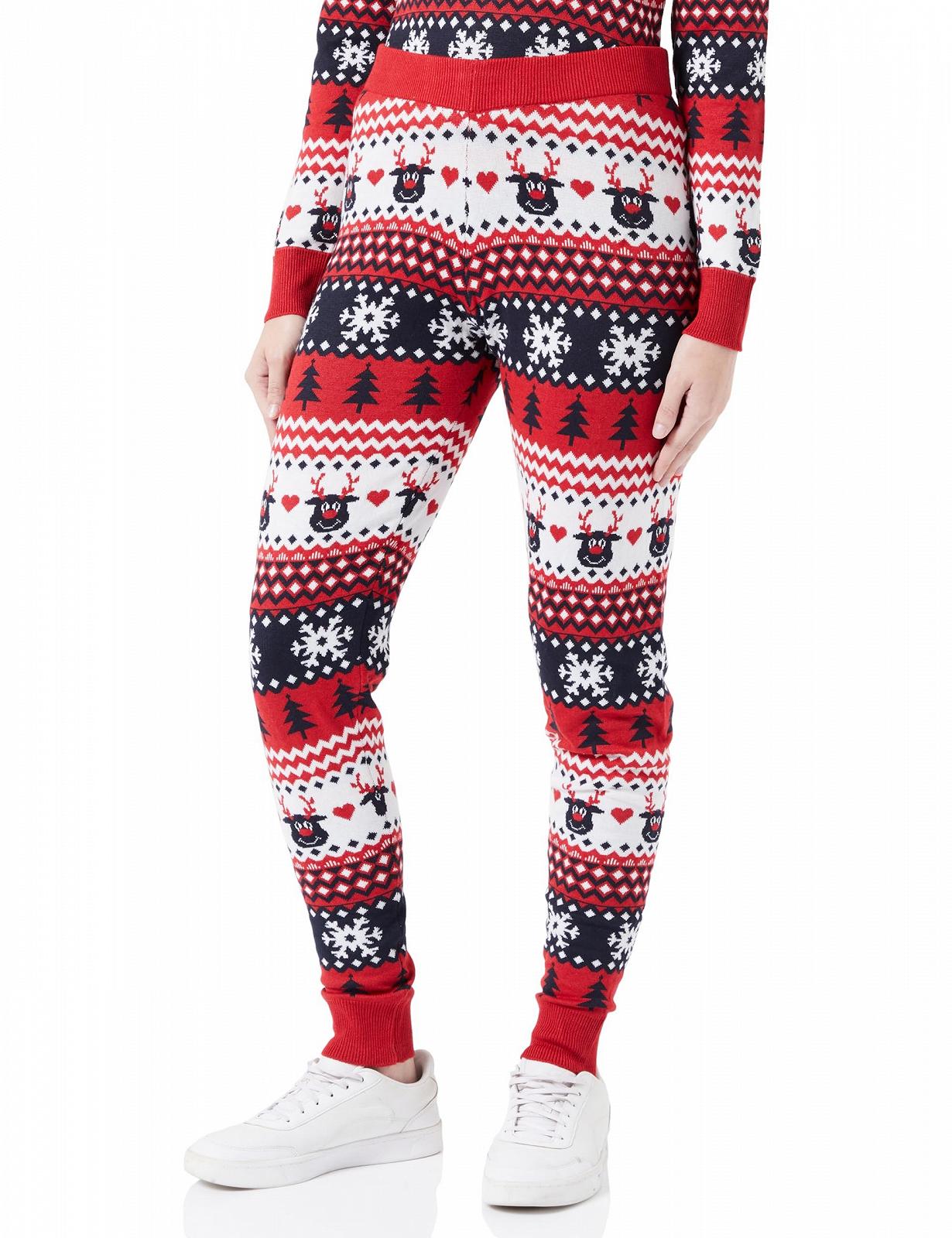 Леггинсы вязаные ONLY Женские Onlxmas Reindeer Mw Pant Box KNT, фото №1