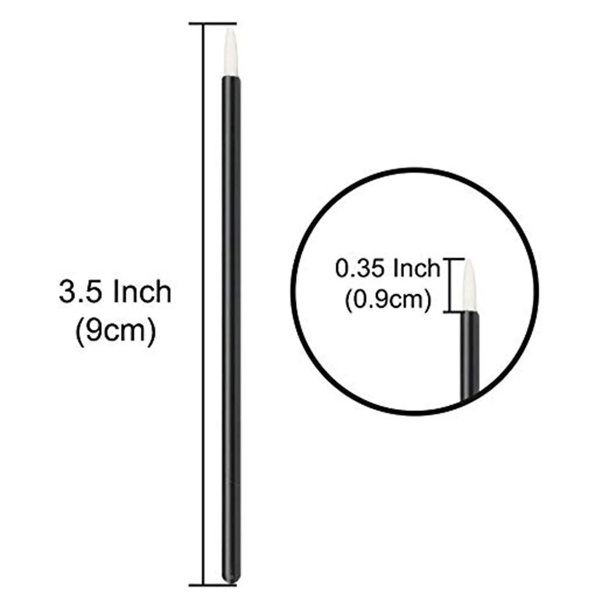 Кисти для макияжа подводки глаз 50 шт. Нейлоновая, фото №2 Кисти для макияжа подводки глаз 50 шт. Нейлоновая, фото №2