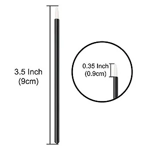 Кисті для макіяжу підводки очей 50 шт. Нейлонова synthetic.ua - Фото 1