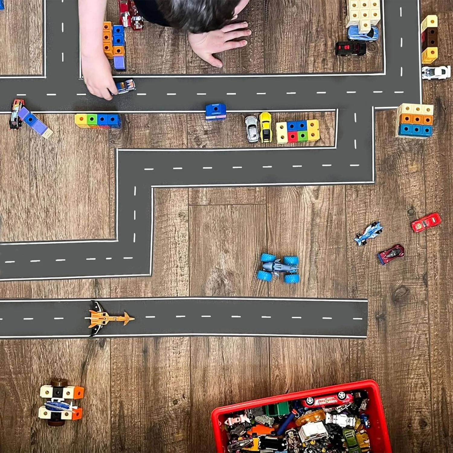 Наклейка на стіну Дорожня стрічка 10 см x 200 см, фото №6