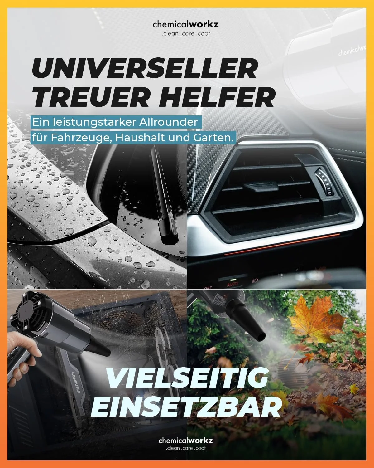 Электрическая воздуходувка chemicalworkz Premium 1.5 HP 1300 Вт, фото №5