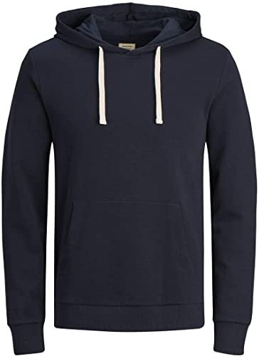 Худі JJEHOLMEN SWEAT HOOD NOOS 12136885-Navy Blazer-Fit:REG FIT Jack&Jones Темно-синій XL, фото №4