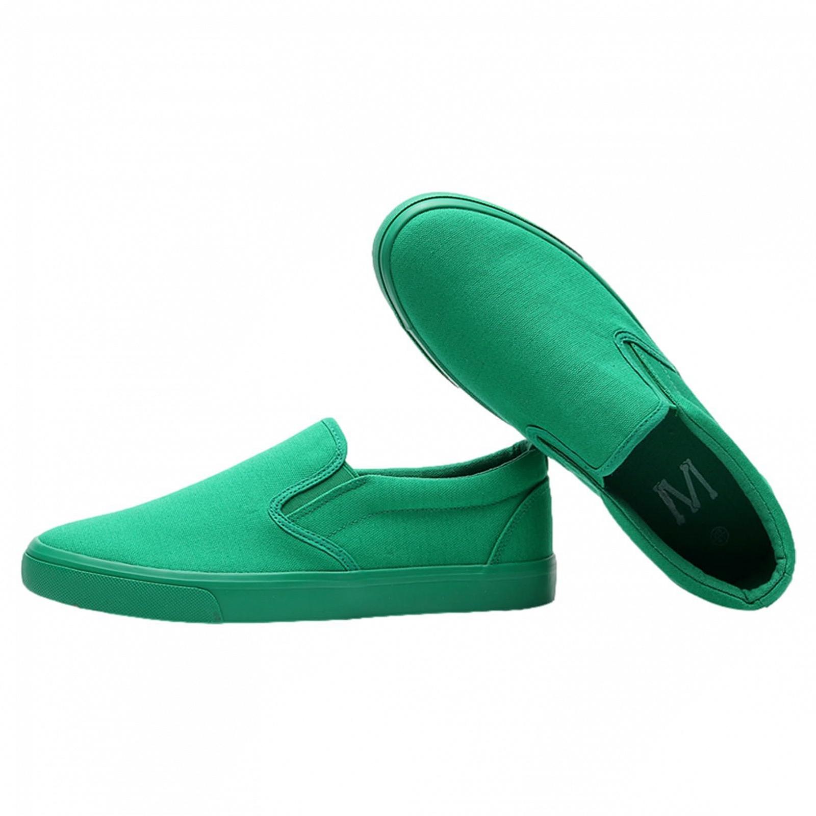 Чоловічі Сліпони Jamron З Льону Однотонні Повсякденні Кеди Plimsolls, фото №5