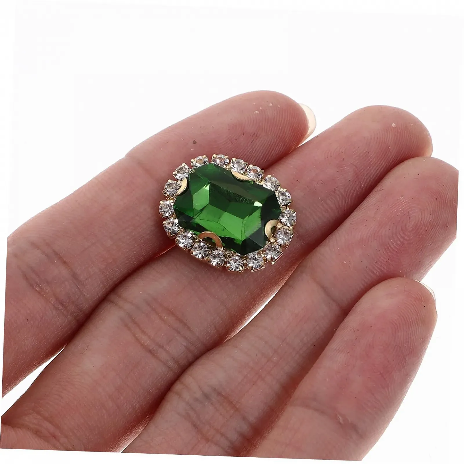 Стрази Пришивні Tofficu 20 штук Декоративні Стрази для Одягу та Аксесуарів Блискуча Оздоба для Творчих Проектів, фото №4