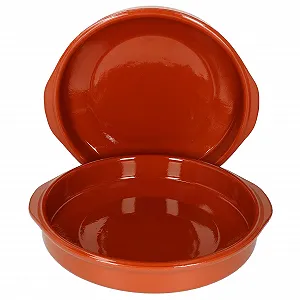 Набір форм для запікання MamboCat Bernd 2 шт 2.2 л 31.5 см керамічні ручної роботи - Фото 1