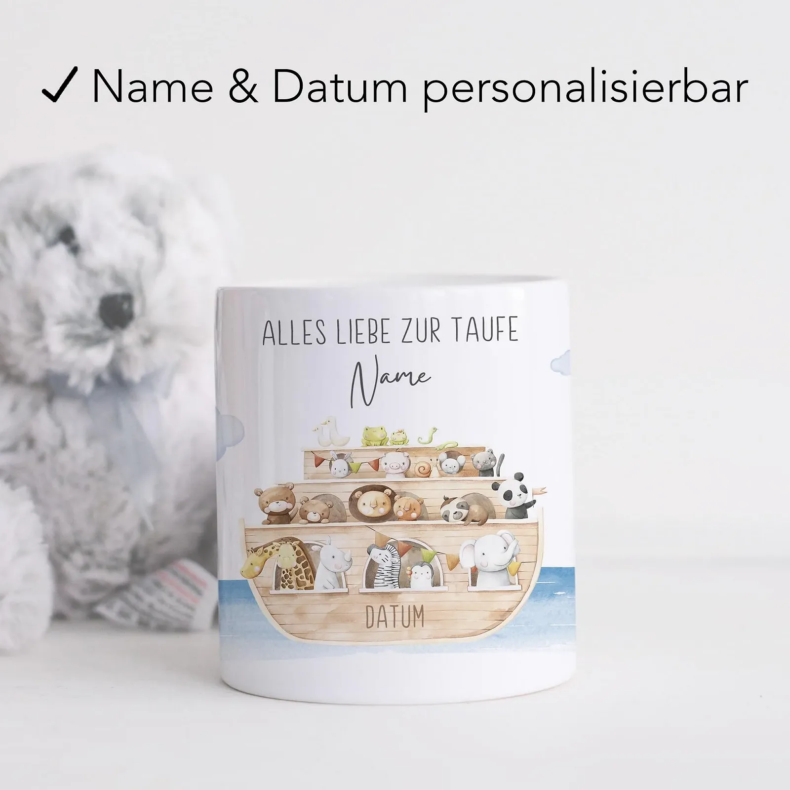 Скарбничка Noah's Ark Керамічна, персоналізована, фото №3