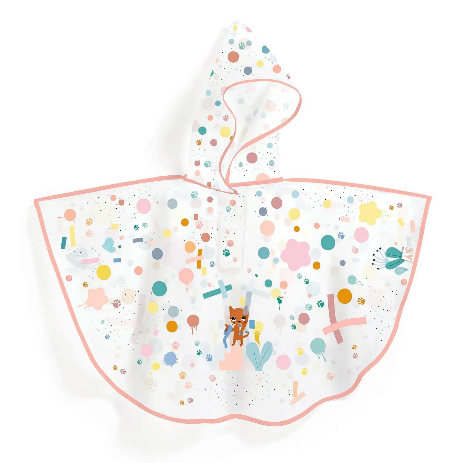 Дитячий дощовий пончо Djeco Lifestyle Унісекс, фото №3 Дитячий дощовий пончо Djeco Lifestyle Унісекс, фото №3