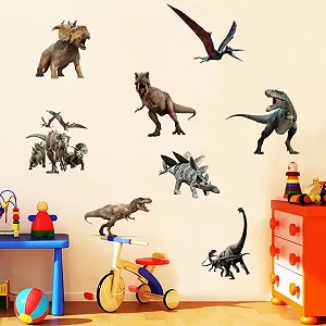 Наклейка на стіну Runtoo Динозавр 3D synthetic.ua - Фото 1