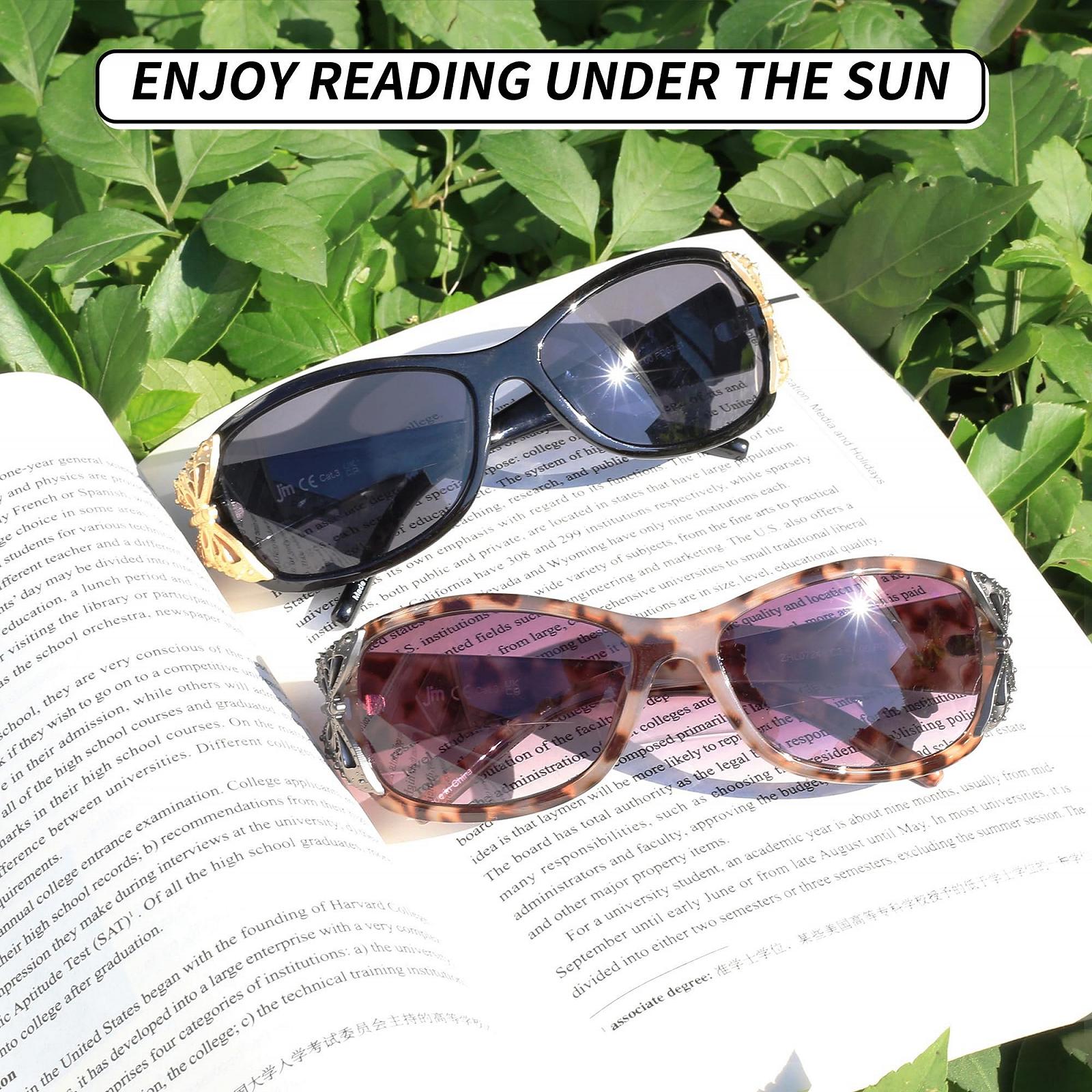 Солнцезащитные очки JM 2 Pack с диоптриями для женщин., фото №4