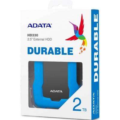 Внешний жесткий диск 2.5" 2TB ADATA (AHD330-2TU31-CBL), фото №6