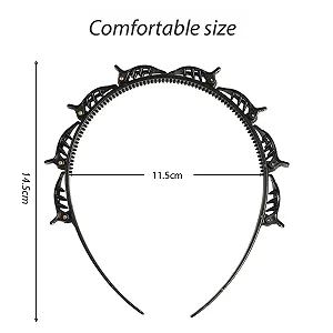 Набір обручів для волосся з кліпсами synthetic.ua - Фото 1