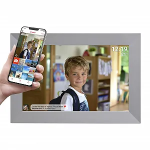 Цифровая фоторамка Denver PFF-1026G 10.1 Inch IPS HD WiFi Grey synthetic.ua - Фото 1