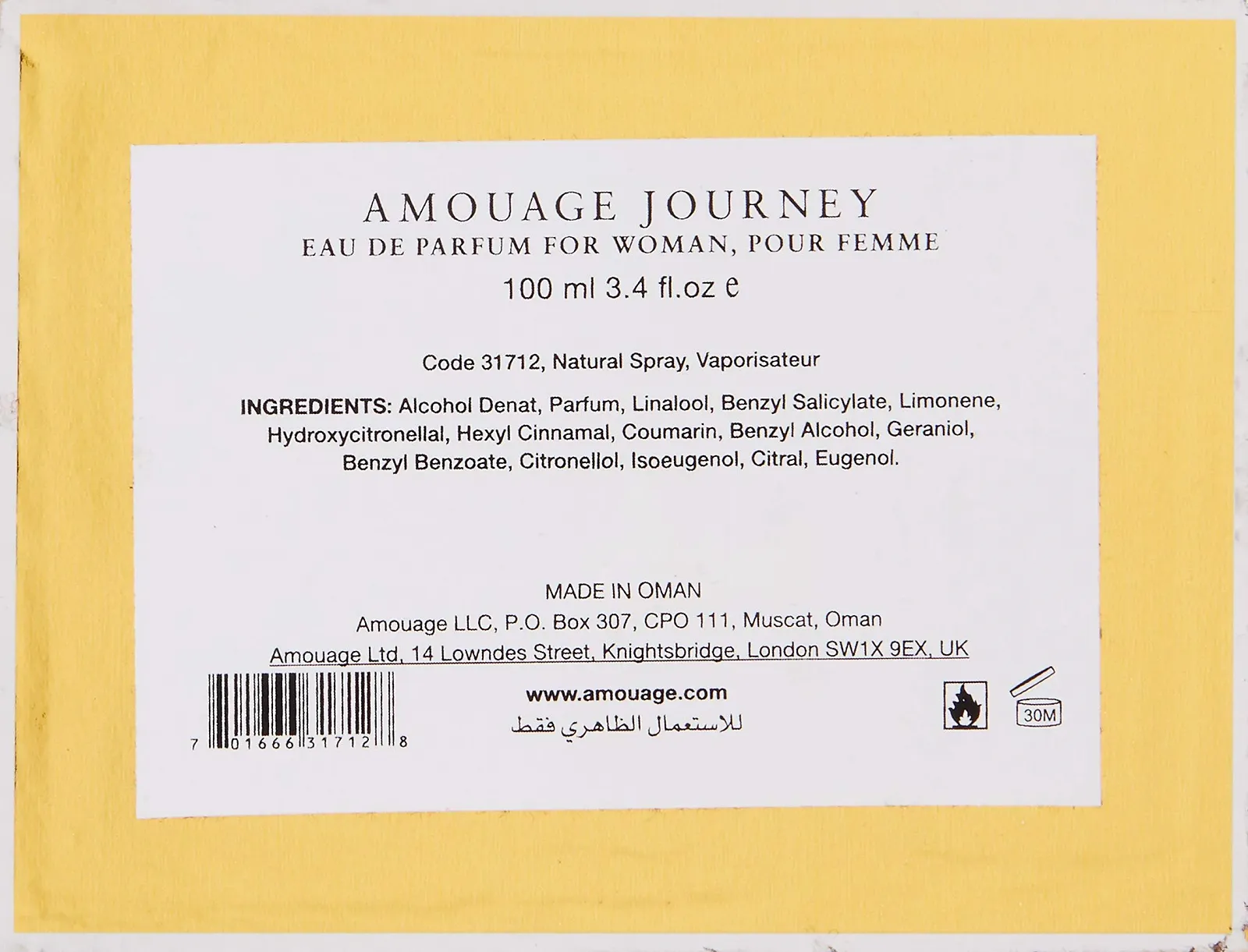 Парфумована вода Amouage Journey Woman 100 мл, фото №3 Парфумована вода Amouage Journey Woman 100 мл, фото №3