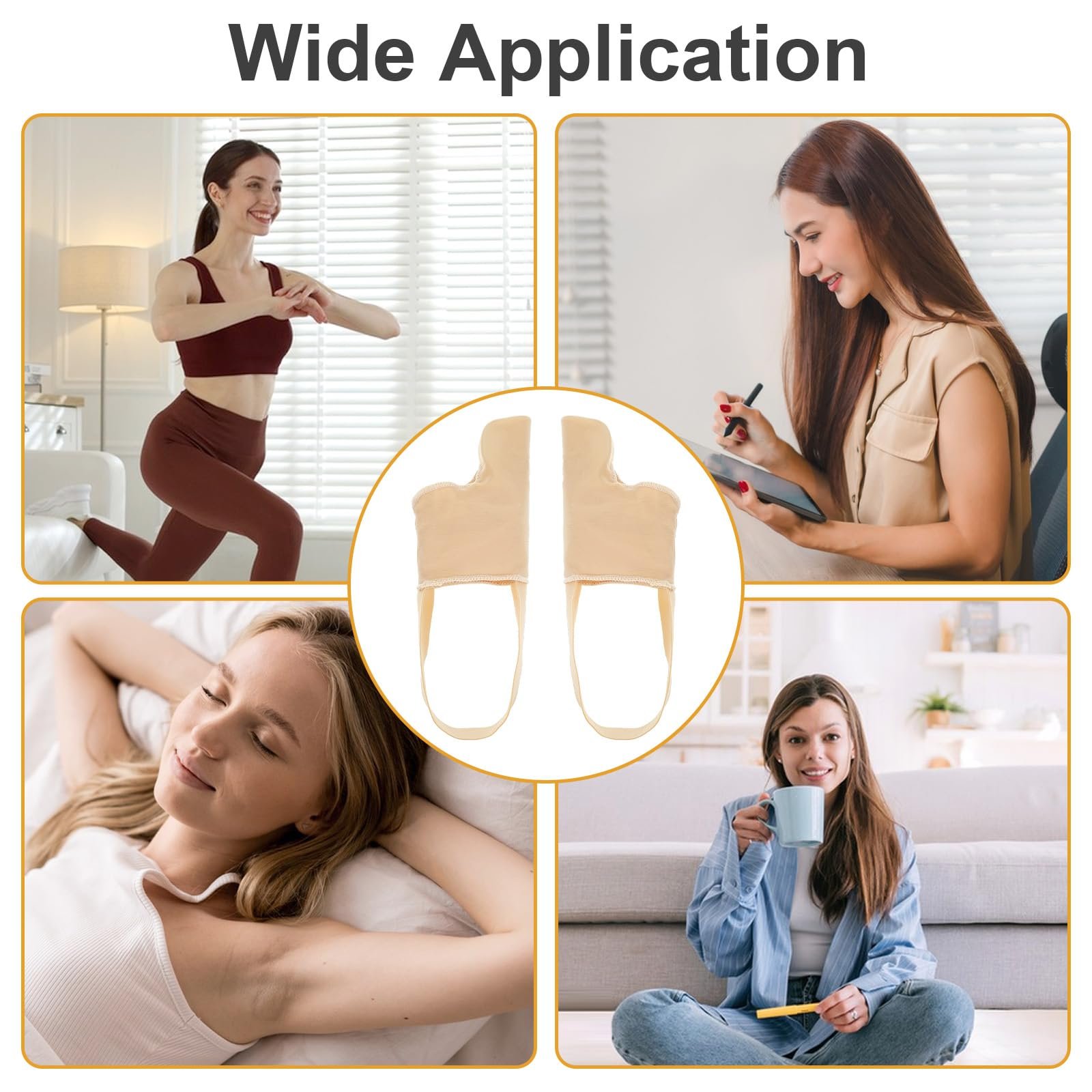 Носки для коррекции Hallux Valgus, 2 шт., бандаж с пяточным ремешком, фото №6 Носки для коррекции Hallux Valgus, 2 шт., бандаж с пяточным ремешком, фото №6