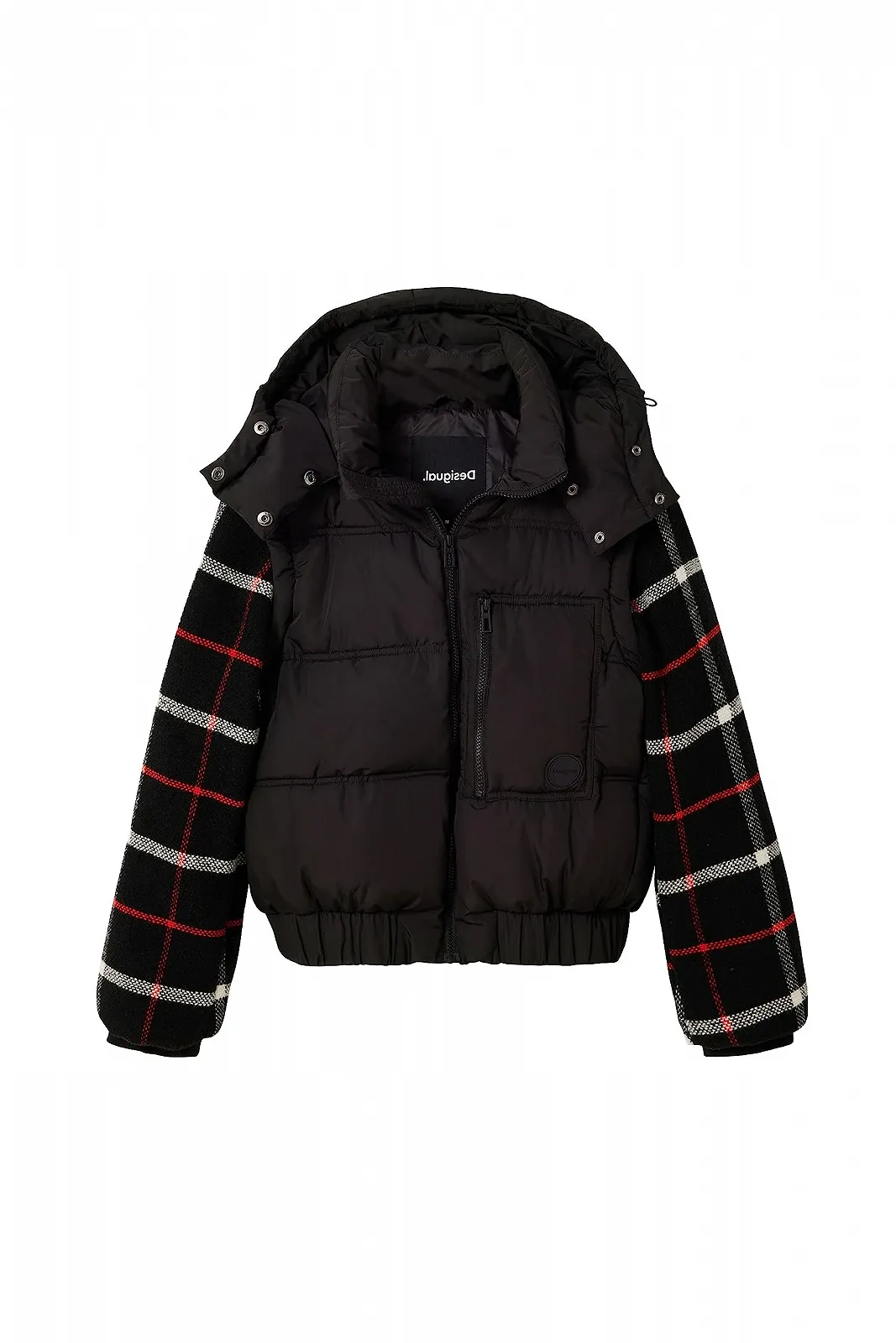 Коротке пальто Desigual Block Woman Woven Padded, фото №5