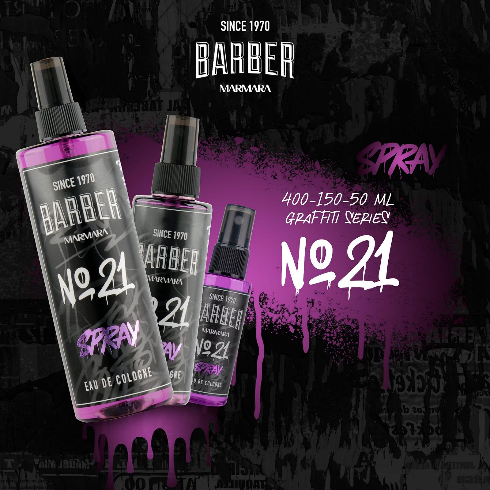 Кельнська Вода BARBER MARMARA Grafitti 5 Mix Mini Спрей, фото №3