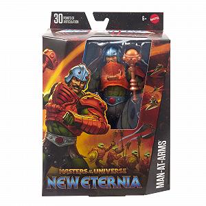 Екшн-фігурка Masters of the Universe Masterverse New Eternia Man-At-Arms, 30 рухомих зчленувань, змінна голова, руки та кийок synthetic.ua - Фото 1