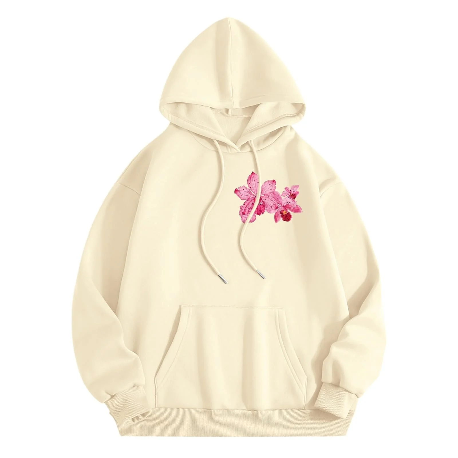 Женский Худи 2025 Модный С принтом букв Длинный рукав Спортивный, фото №4