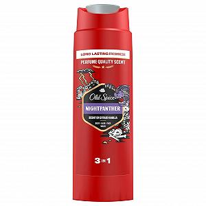 Гель для душу та шампунь Old Spice Nightpanther чоловічий 3-в-1 для волосся, обличчя та тіла 250 мл synthetic.ua - Фото 1