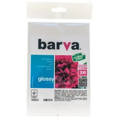 Бумага BARVA 10x15 Everyday 230г Glossy (IP-CE230-216), фото №1