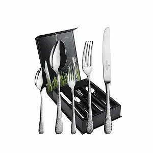 Набор столовых приборов MIA Picard & Wielpütz с полой ручкой ножей в черной подарочной коробке - Фото 1