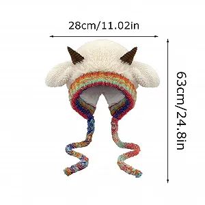 Вязаная шапка Зимняя шапка Теплая Вязаная synthetic.ua - Фото 1