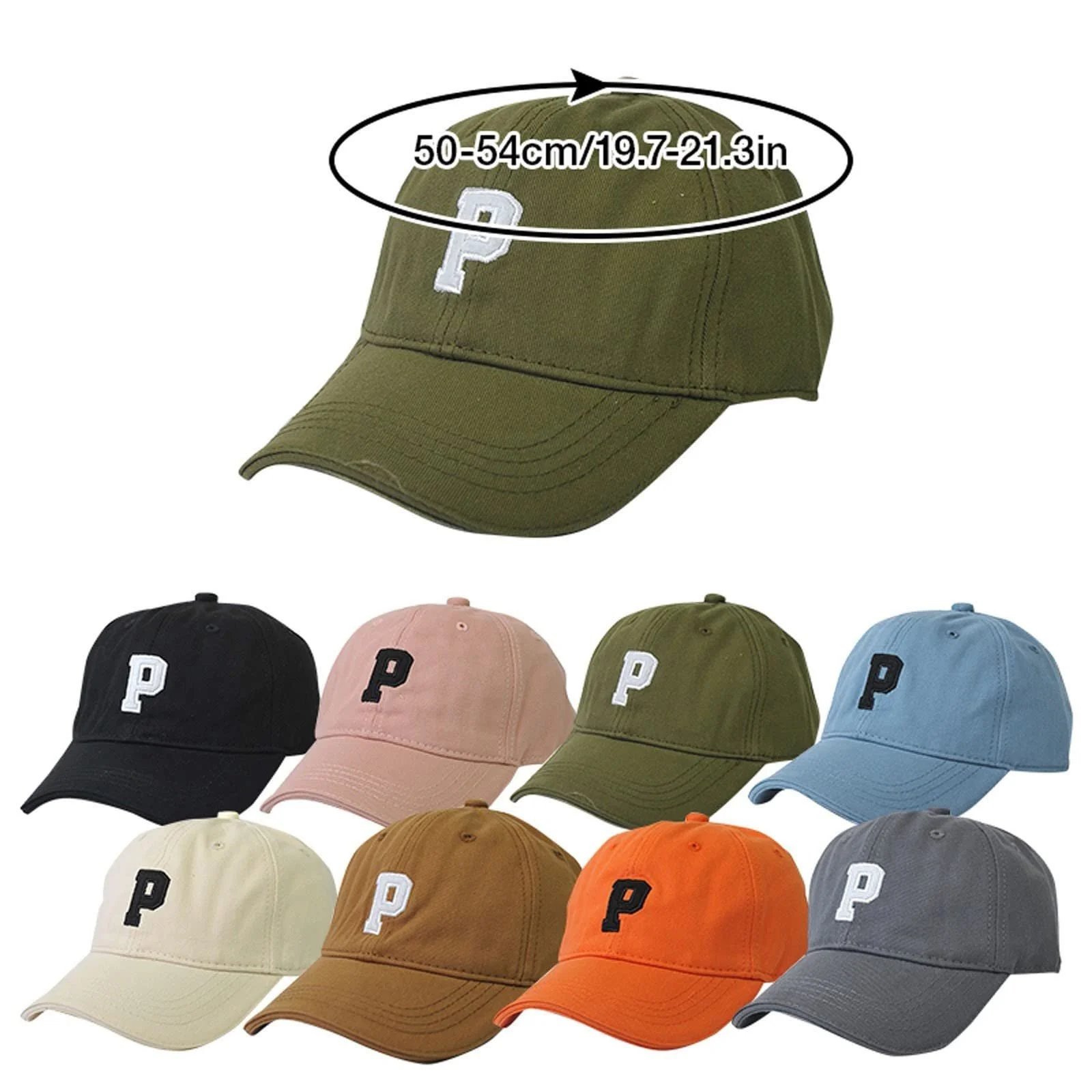 Бейсболка Snapback детская с вышивкой буквы P унисекс, фото №6