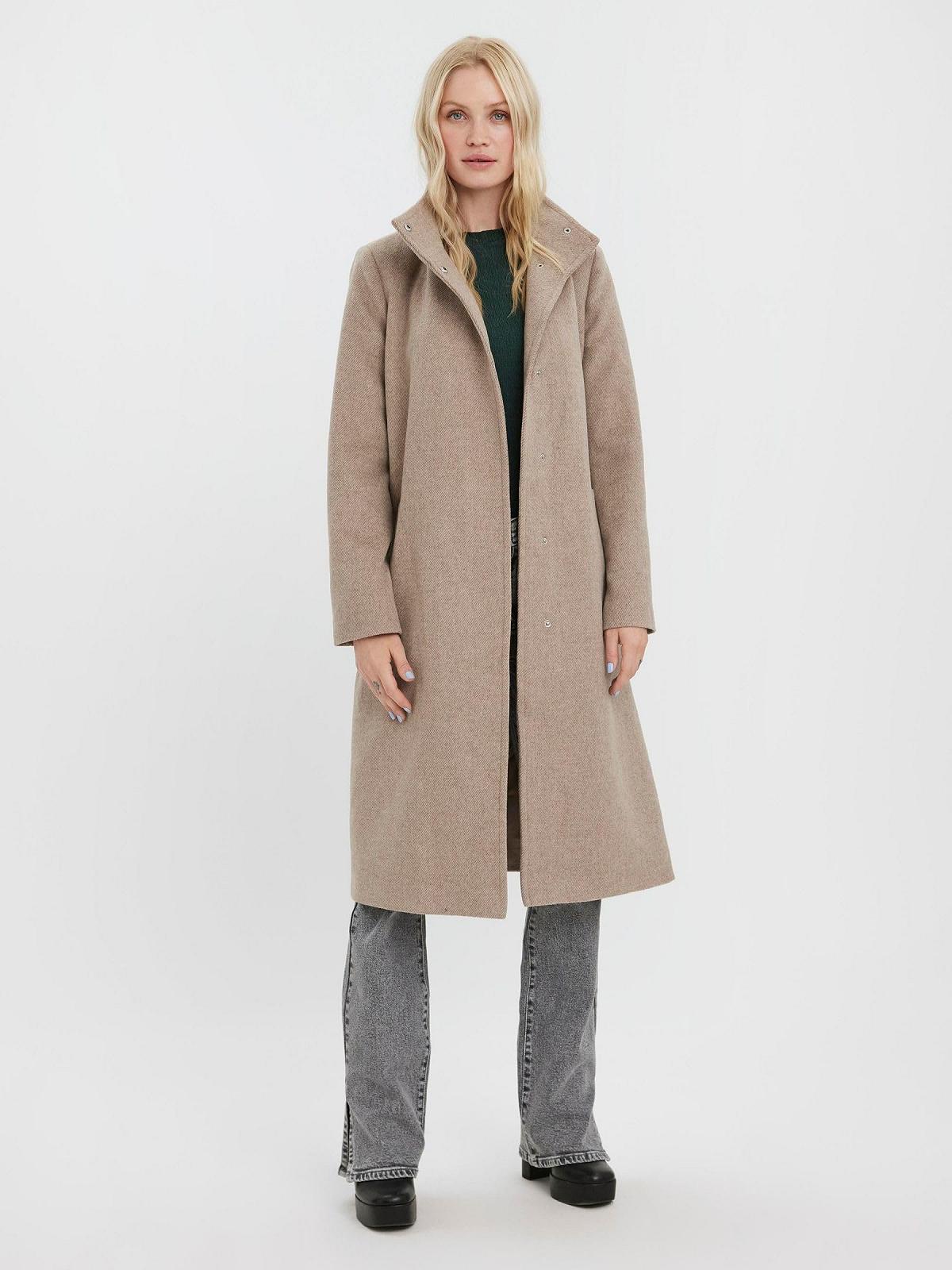 Пальто VERO MODA Vmtwodope Vera Long Wool Coat Ga Noos, фото №6 Пальто VERO MODA Vmtwodope Vera Long Wool Coat Ga Noos, фото №6