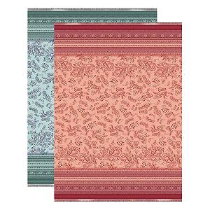 Плед жакардовий Bassetti Tosca Бавовна Помаранчевий, 140 x 190 см - Фото 1