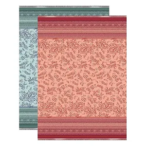 Плед жакардовий Bassetti Tosca Бавовна Помаранчевий, 140 x 190 см - Фото 1