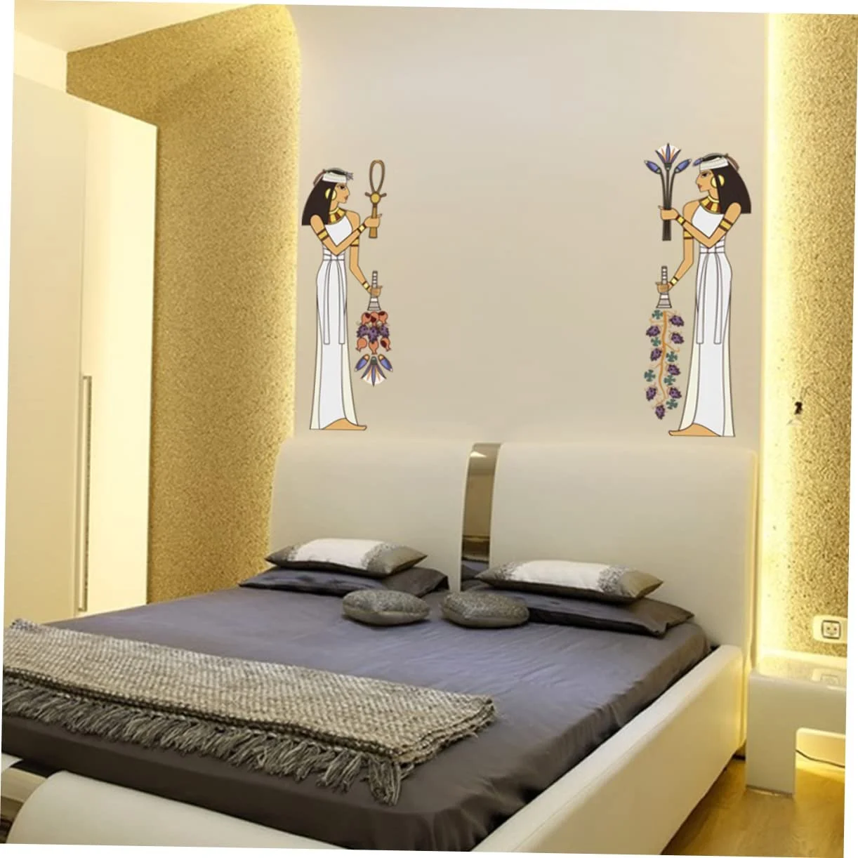 Наклейка на стіну Angoily Egyptian Maid ПВХ, фото №8