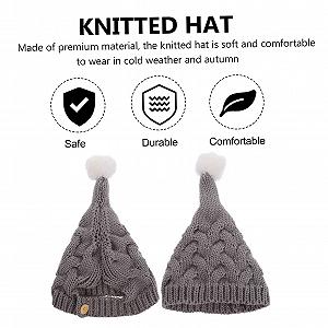 Шапка WRITWAA В'язана дитяча шапка-капюшон synthetic.ua - Фото 1