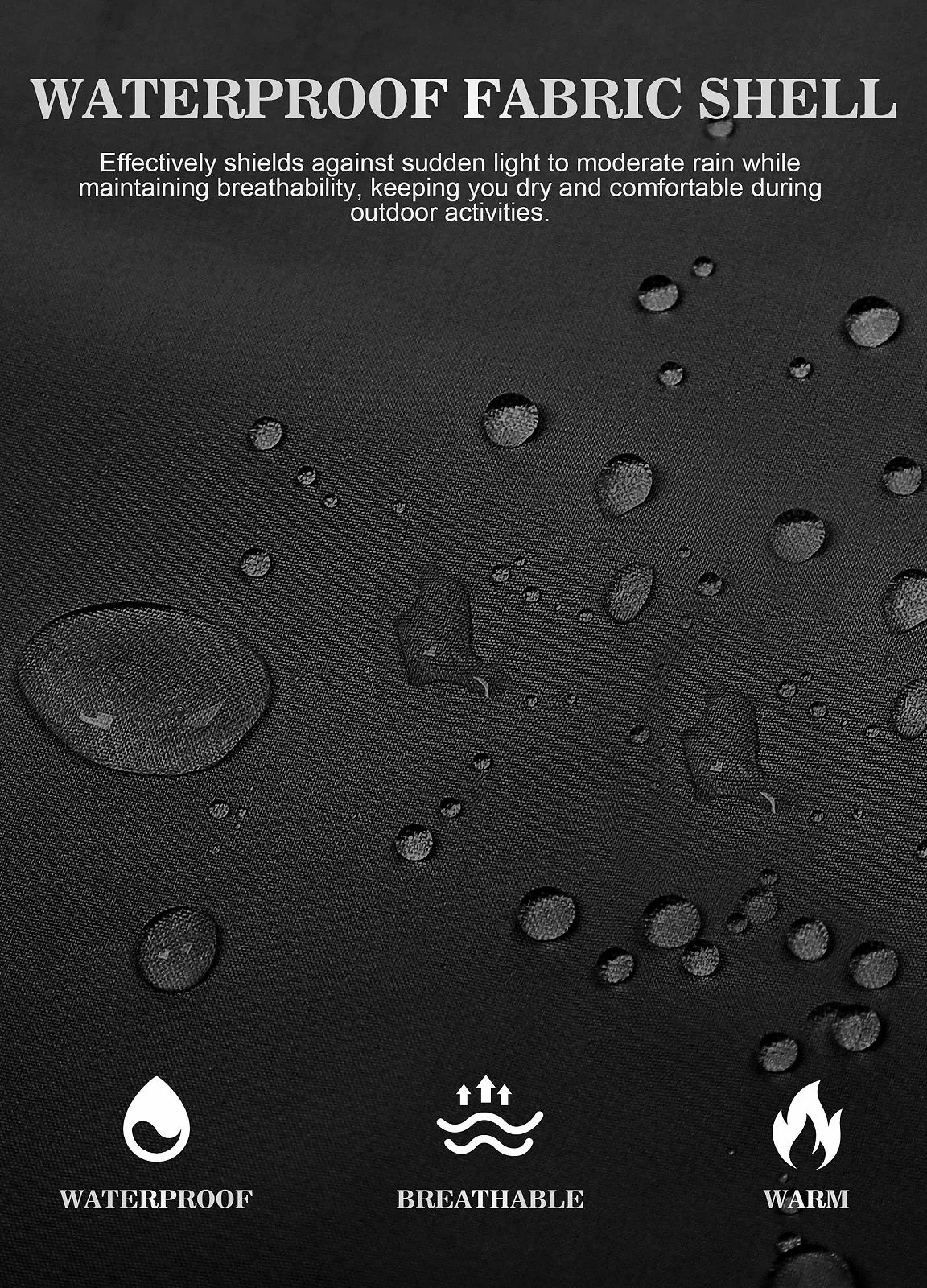 Жіноча софтшел куртка ATLASLAVA з капюшоном, дощова, флісова, фото №4