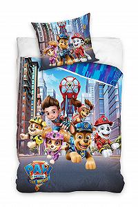 Постільна білизна Träumschön Paw Patrol Chase Mighty Pups 135 x 200 cm 80 x 80 cm The Cinema Film 100% бавовна - Фото 1