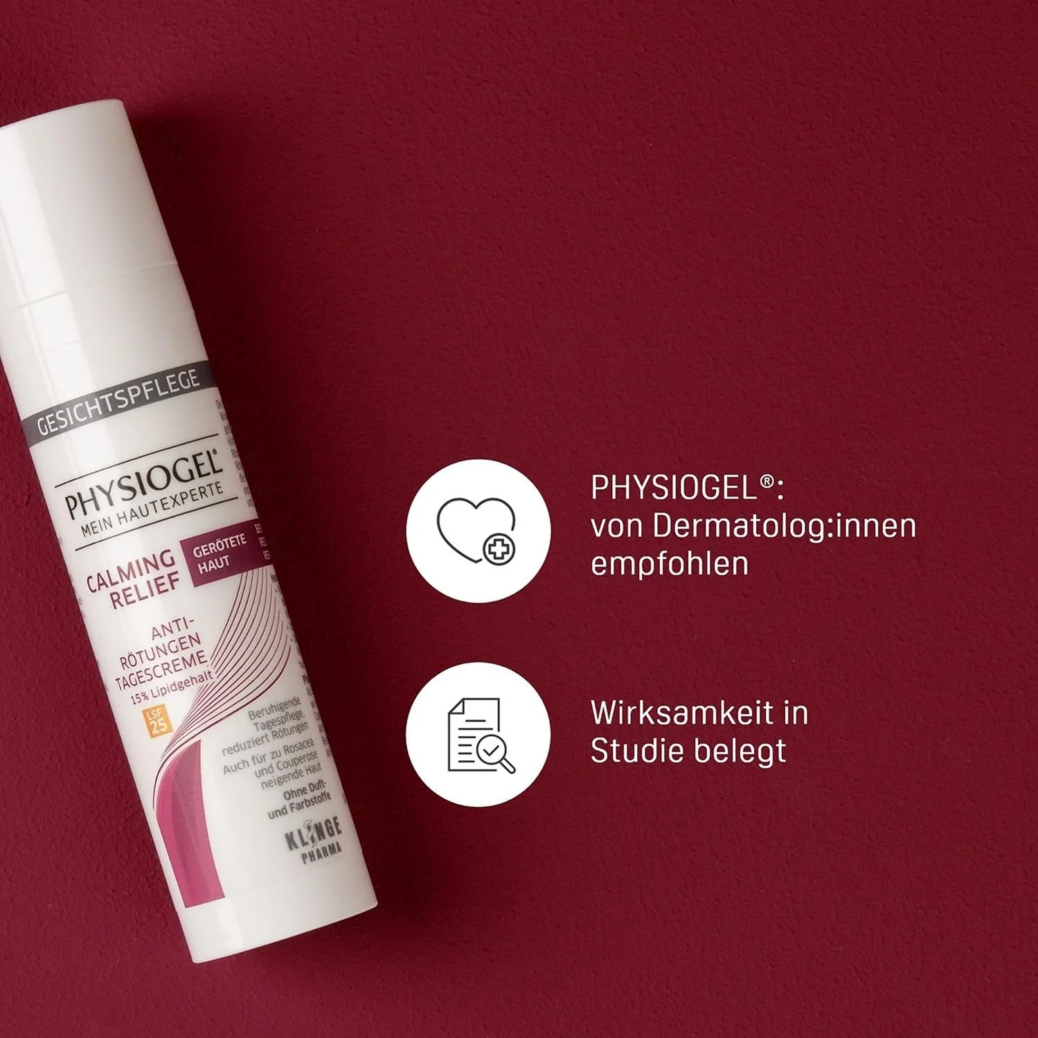 Денний крем для обличчя PHYSIOGEL Calming Relief Anti-Redness SPF 25 40 мл, фото №5